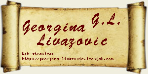 Georgina Livazović vizit kartica